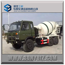 Dongfeng 6X6 6wd 6cbm Cummins Engine Mobile Concrete Mixer